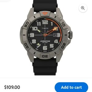 Timex expedition Northridge 42 mm silicone strap watch